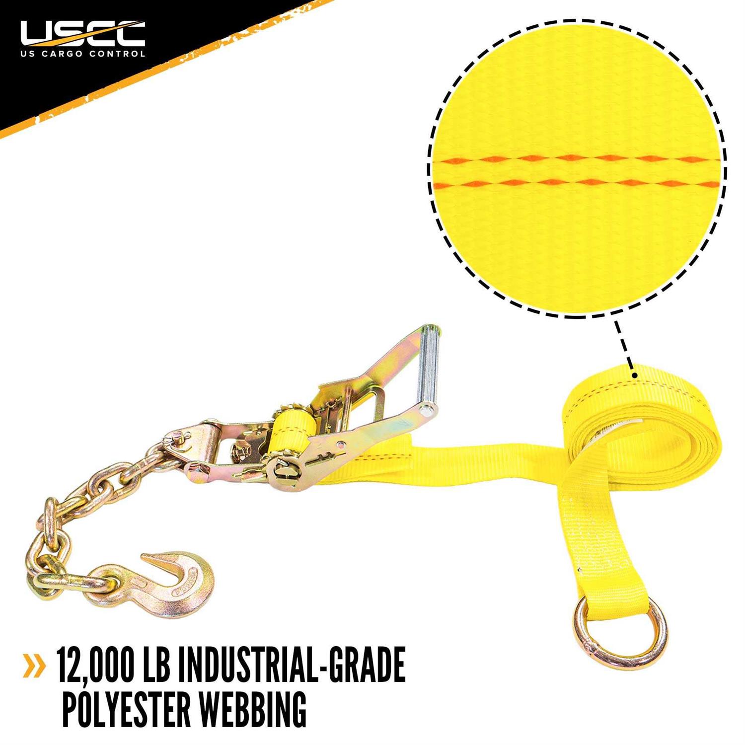 Us Cargo Control Side Mount Wheel Net with Ratchet and Chain Extension - MT - Mrs Treak