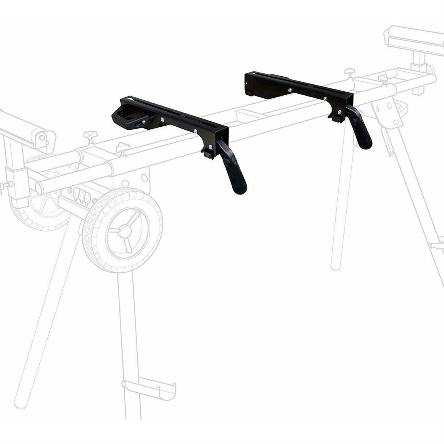 POWERTEC MT4000 Deluxe Miter Saw Stand with Wheels and 110-Volt Power Outlet - MT - Mrs Treak