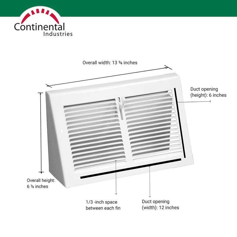 White Triangular Baseboard Grill - MT - Mrs Treak