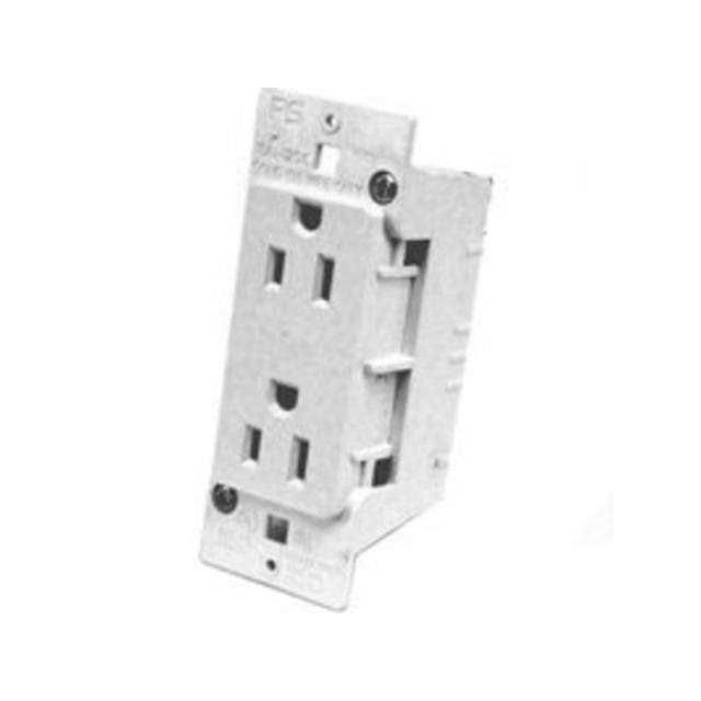 US Hardware E-102C Duplex Receptacle - MT - Mrs Treak
