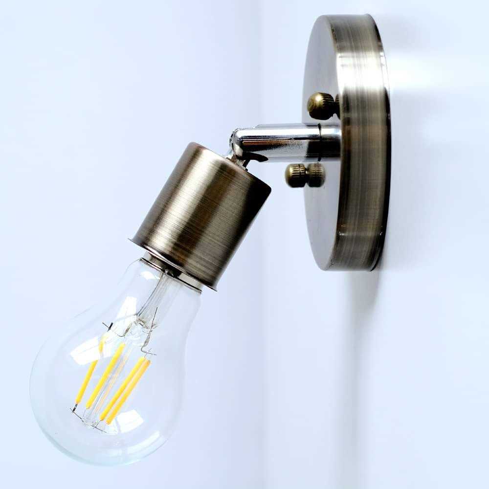 TIANFAN E26 180 Degree Modern Adjustable Ceiling Lamp Wall Mounted Light Bulb Holder Socket - MT - Mrs Treak