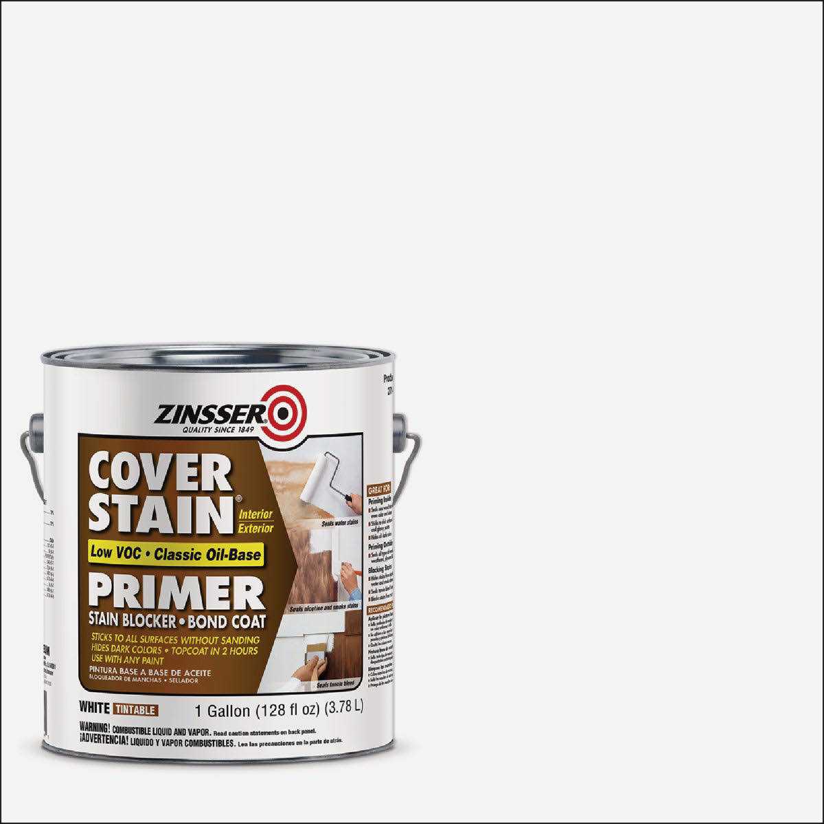 Zinsser 1 Gal Cover Stain Primer 3551 - MT - Mrs Treak