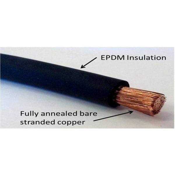 WindyNation Black Red Welding Battery Pure Copper Flexible Cable Wire - MT - Mrs Treak