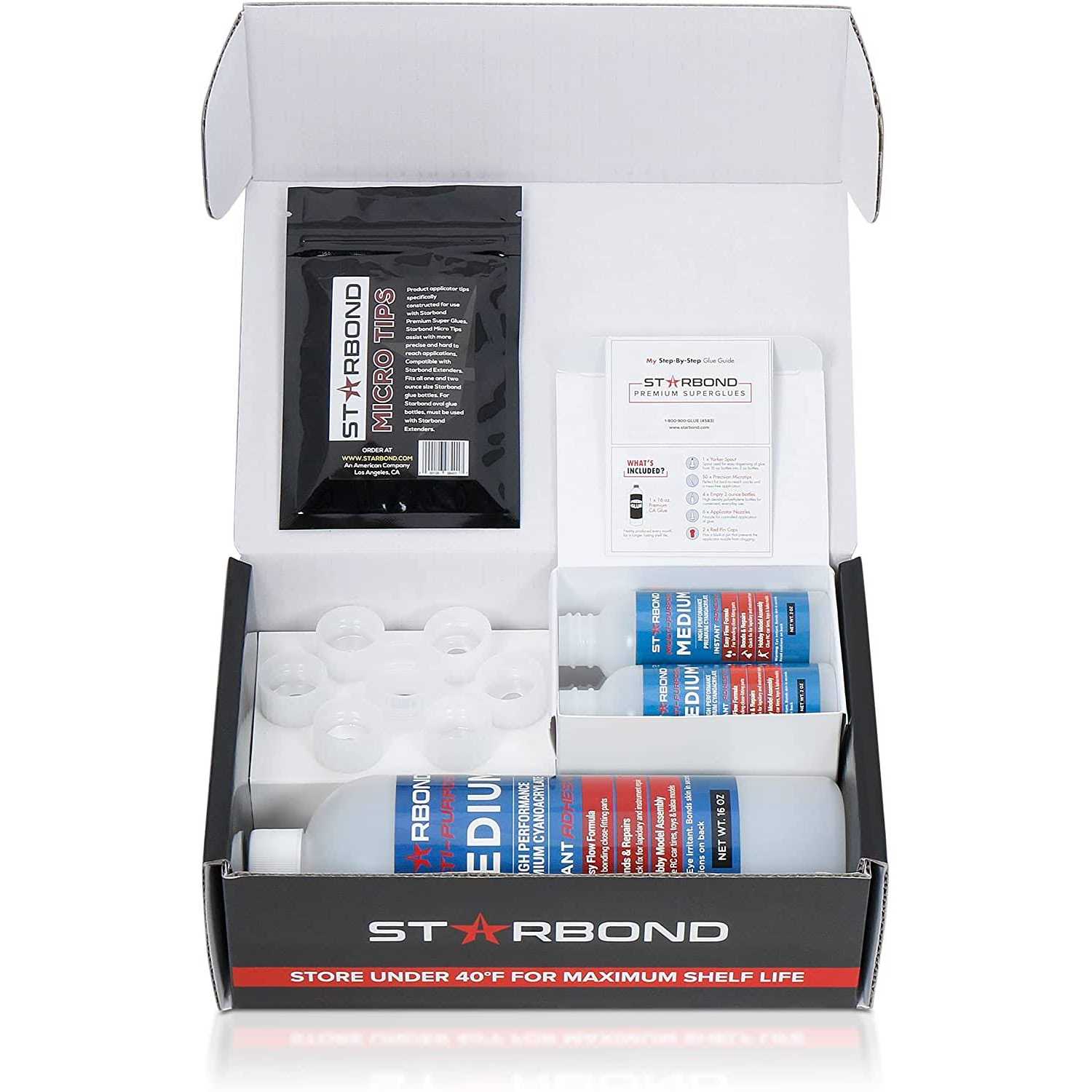 Starbond EM-150 Medium Premium CA Super Glue Extra Microtips - MT - Mrs Treak