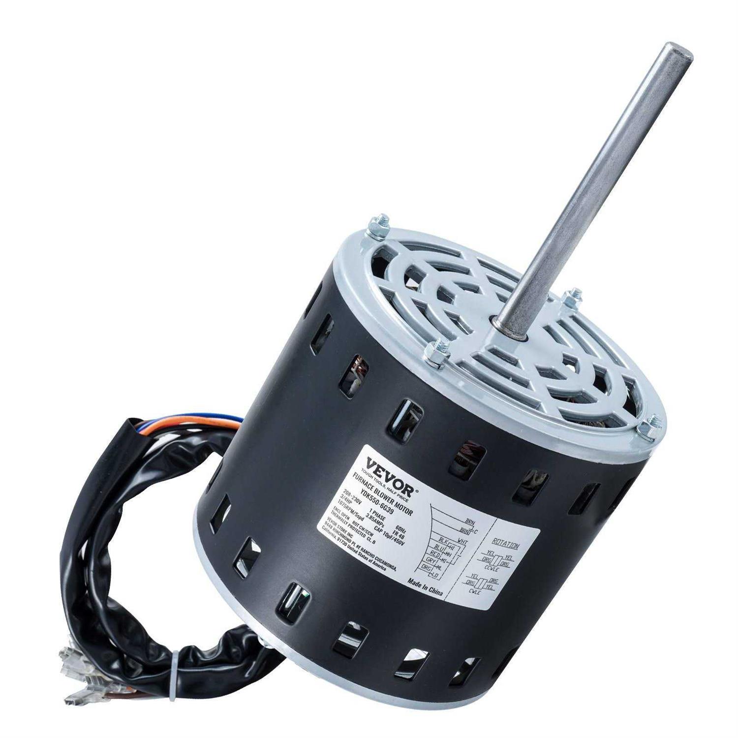 VEVOR 3/4 HP Submersible Sewage Pump 5880 GPH Larger-Flow Cast Iron Submersible Sump Pump - MT - Mrs Treak