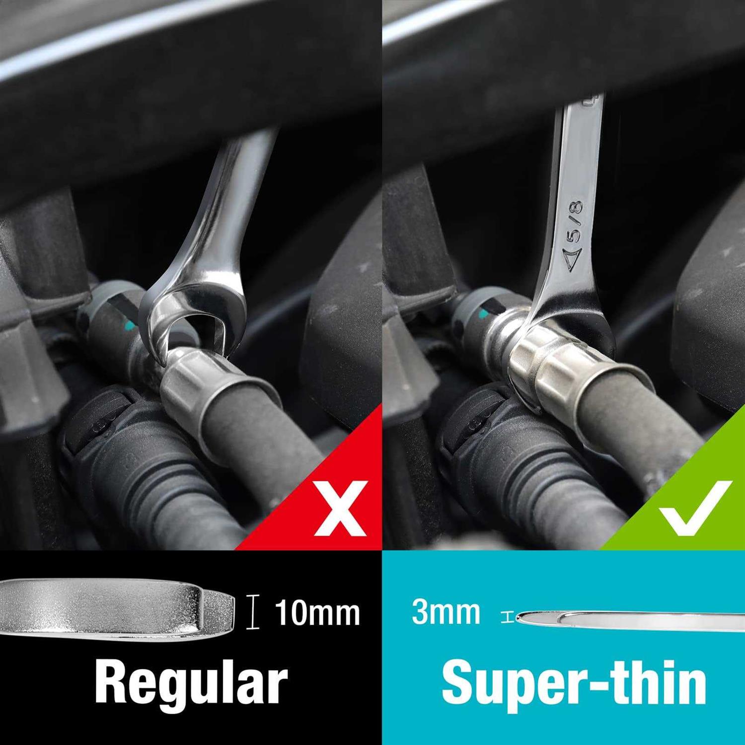 DURATECH L-Type Pipe Perforation Elbow Wrench Set L Shaped Hex Socket Wrench Set - MT - Mrs Treak