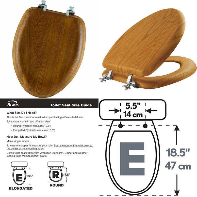 Mayfair Elongated Natural Oak Toilet Seat - MT - Mrs Treak