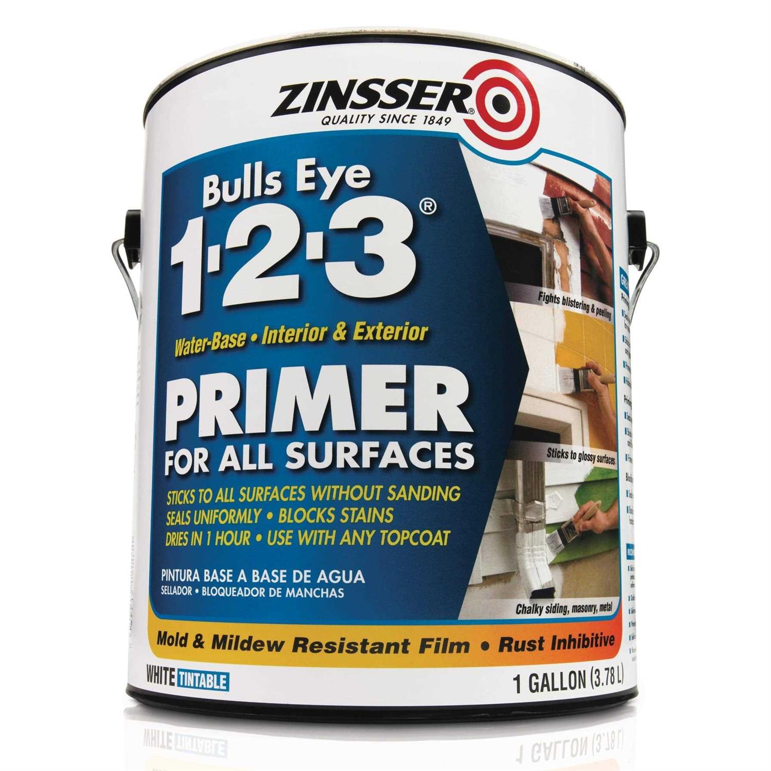 Zinsser Bulls Eye 1-2-3 Plus Primer Spray - MT - Mrs Treak