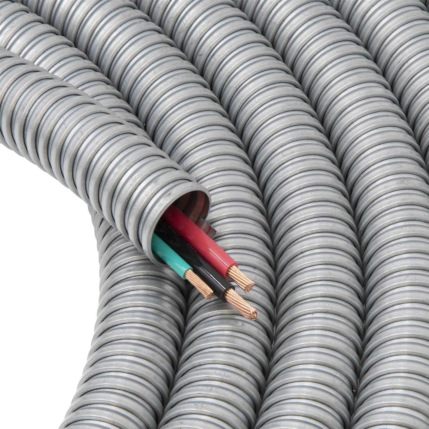 Maxxima 25 ft. Galvanized Steel Flexible Conduit - MT - Mrs Treak
