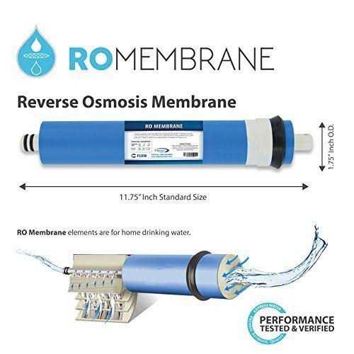 Express Water Reverse Osmosis Membrane RO Membrane 50 GPD Water Filter Replacement Under Sink and Reverse Osmosis System - MT - Mrs Treak