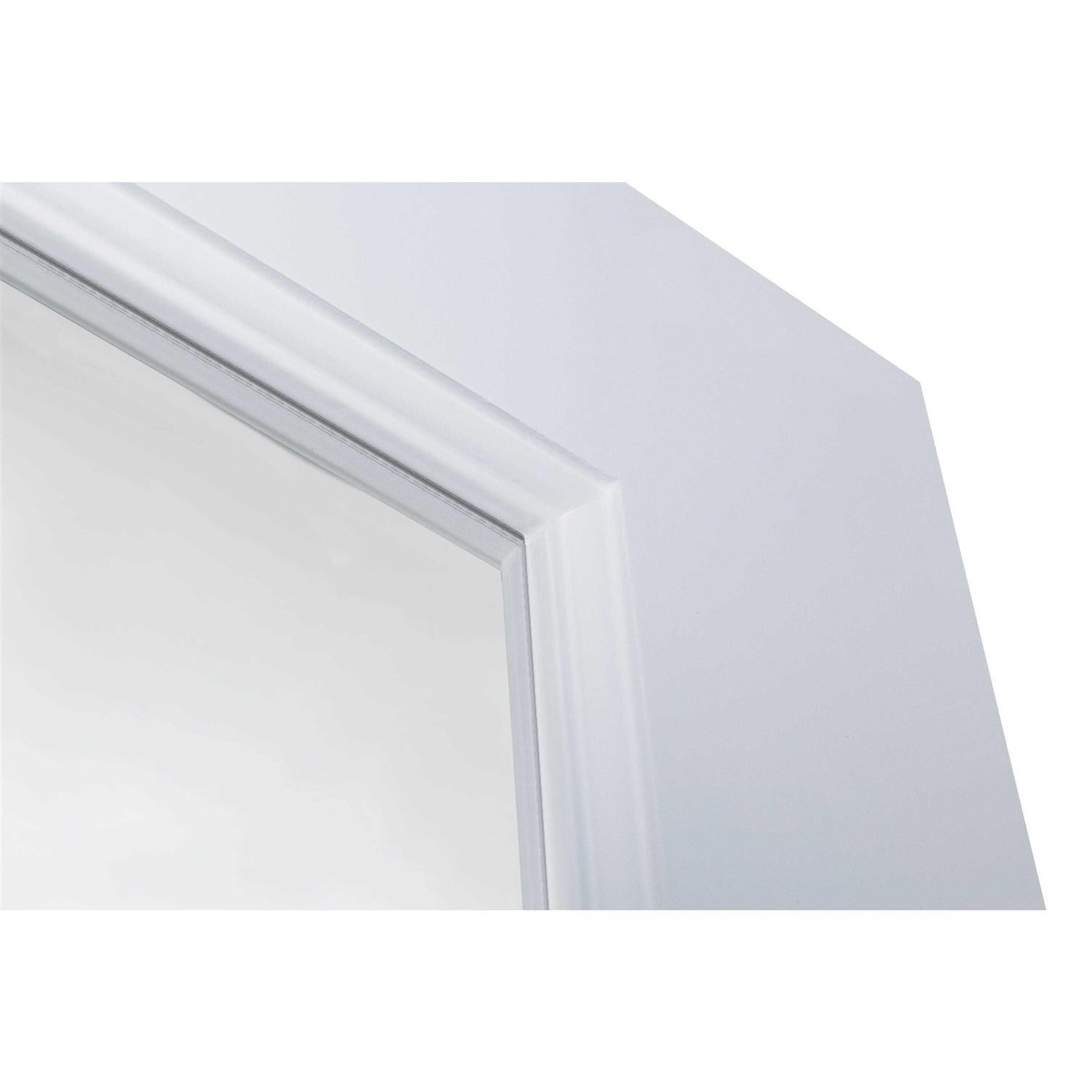 EightDoors 80 in. x 1-3/8 in. 1-Lite Solid Core Frosted Glass Shaker Wood Interior Door Slab - MT - Mrs Treak