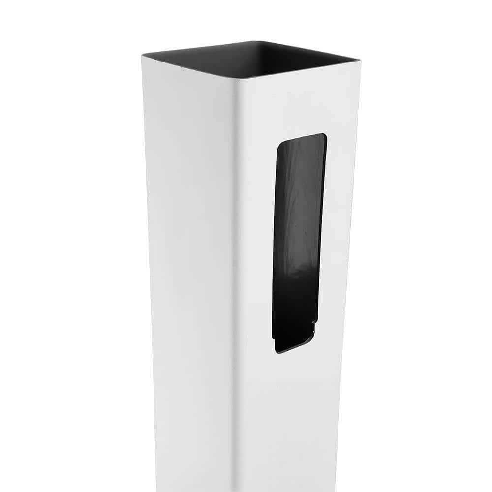 Veranda 5 in. x 5 in. x 9 ft Fairfax Almond Vinyl Privacy Fence End Post - MT - Mrs Treak