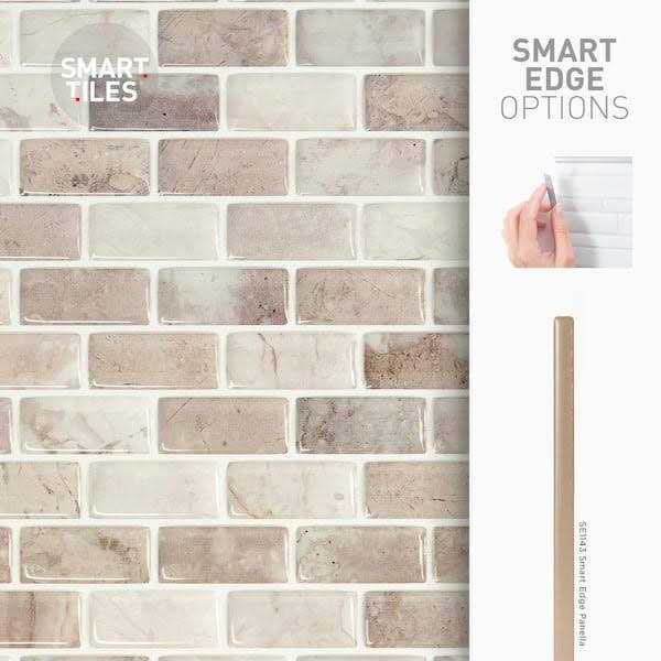 Smart Tiles Ambra Edge 18 x 0.3 Gel Edge Trim in Bronze (Set of 4) SE1077-4 - MT - Mrs Treak