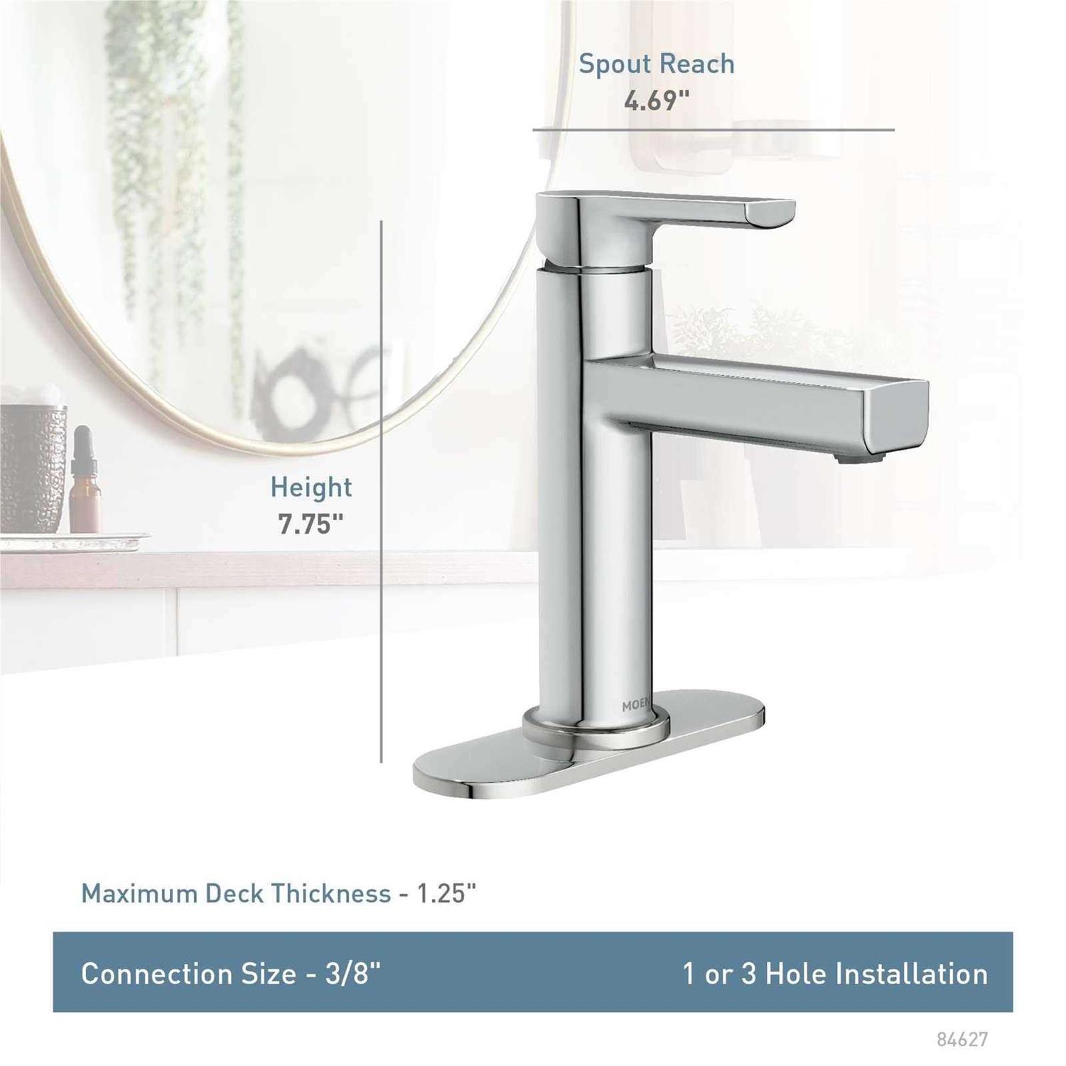 Moen Rinza 1-Handle Centerset Bathroom Faucet - MT - Mrs Treak