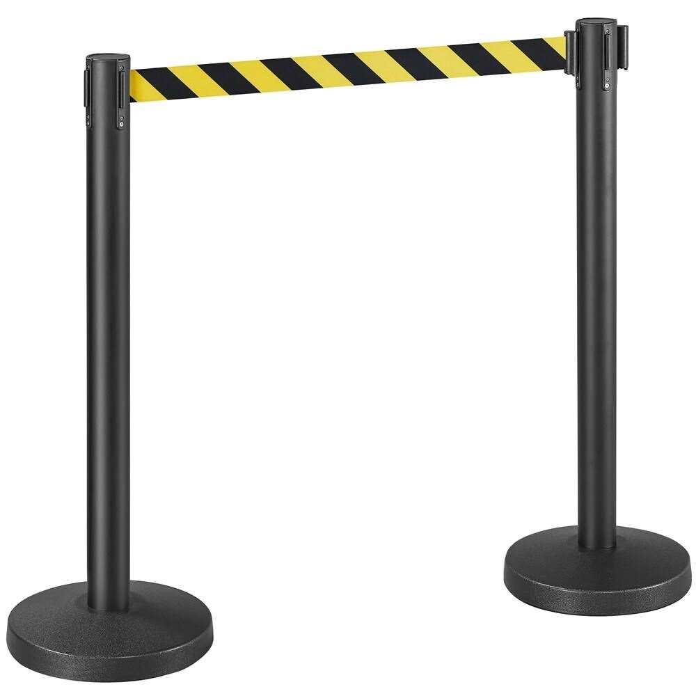 Yaheetech Retractable Belt Stanchion Set Crowd Control Stanchion Stanchion - MT - Mrs Treak
