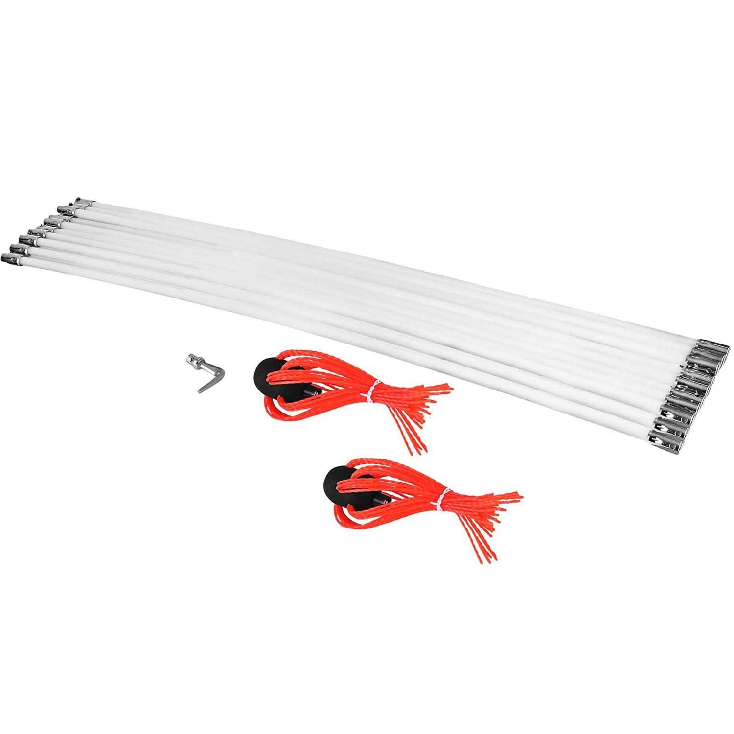 VEVOR Chimney Sweep Kit Chimney Brush Kit Driven by Drill Chimney Clean Kit - MT - Mrs Treak