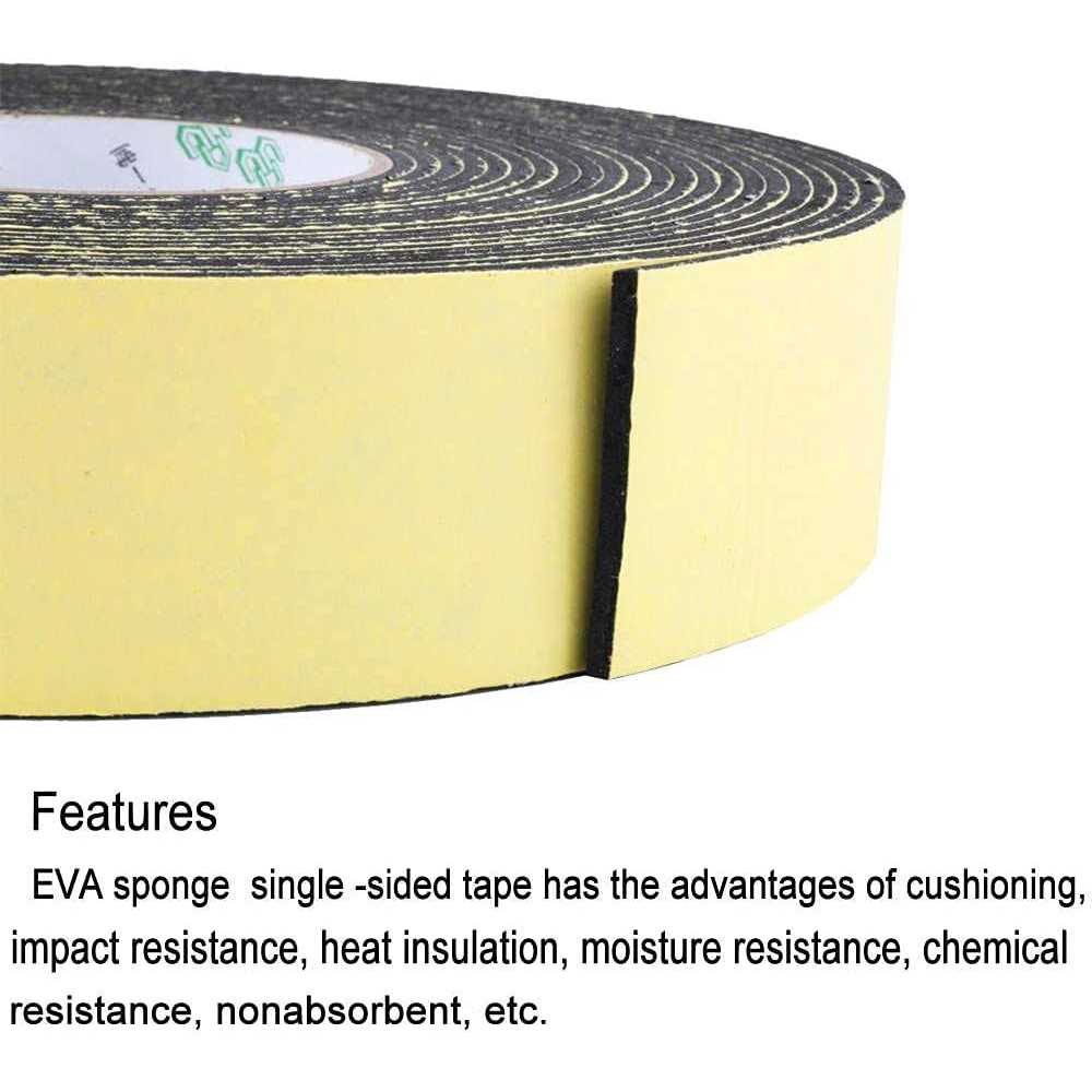 ToLanbbt High Density Foam Insulation Tape Adhesive Seal - MT - Mrs Treak
