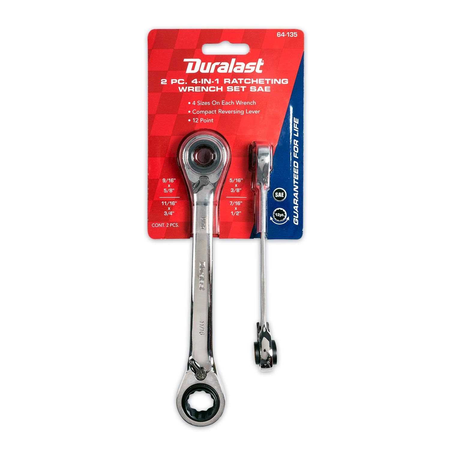 Duralast SAE Crowfoot Wrench Set 8 Piece 64-405 - MT - Mrs Treak