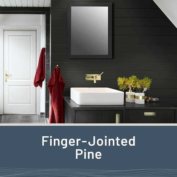 UFP-Edge 1 in. x 4 in. x 8 ft. Thermally Modified Black Forest Pine Square Edge Weathered Barn Wood Boards Trim - MT - Mrs Treak