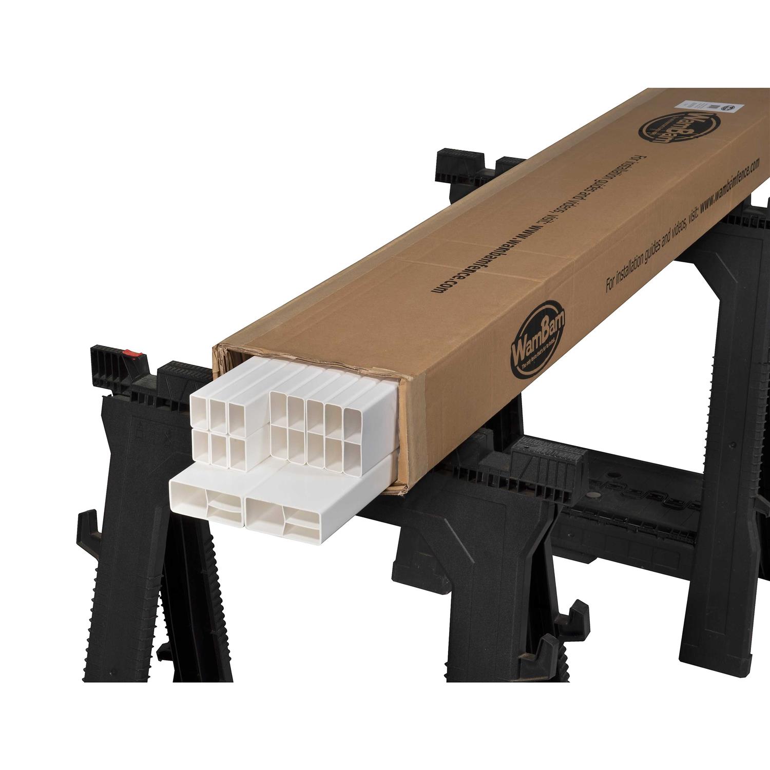 WamBam Fence Premium Vinyl Fence Posts with Caps - MT - Mrs Treak