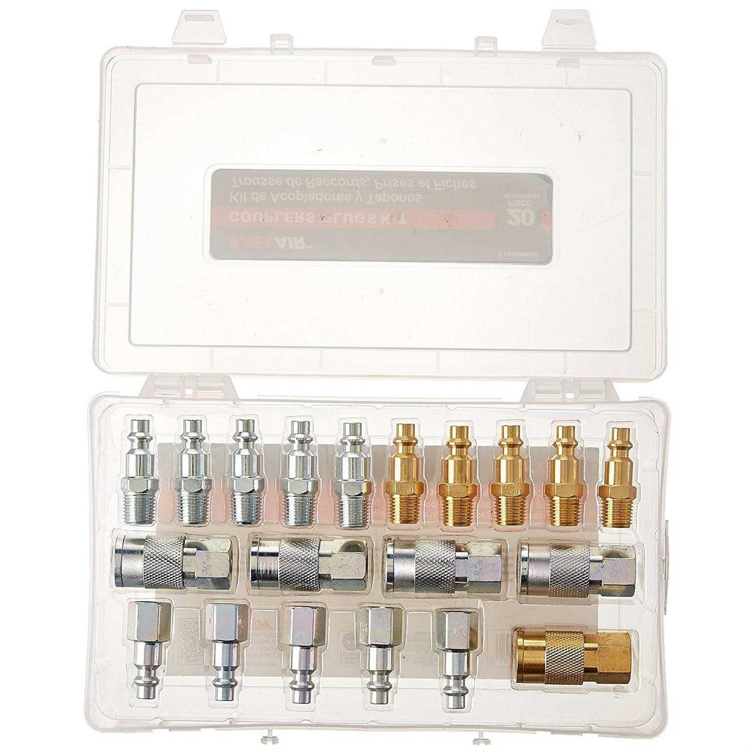 Milton 1638 Industrial Jackhammer 50′ Red Rubber Air Hose w/ 3/4 Crimped Universal Coupling Connection Fitting - MT - Mrs Treak