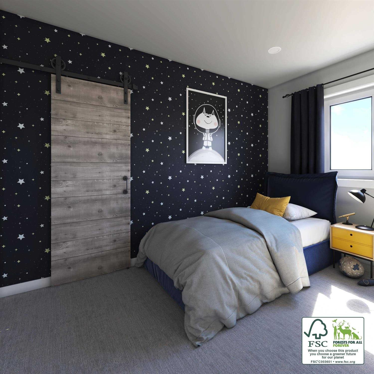 eightdoors 1-3/8 in. Hollow MDF and Pine Core Painted Wood Interior Barn Door Slab - MT - Mrs Treak