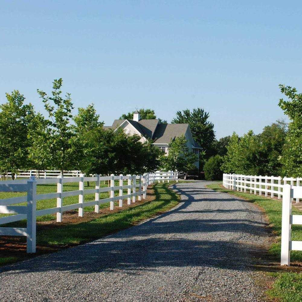 Weatherables 3.5 ft. H x White Vinyl Railing Kit - MT - Mrs Treak