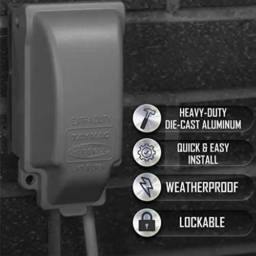 Taymac Weatherproof In-Use Cover 1-Gang MX3200 - MT - Mrs Treak