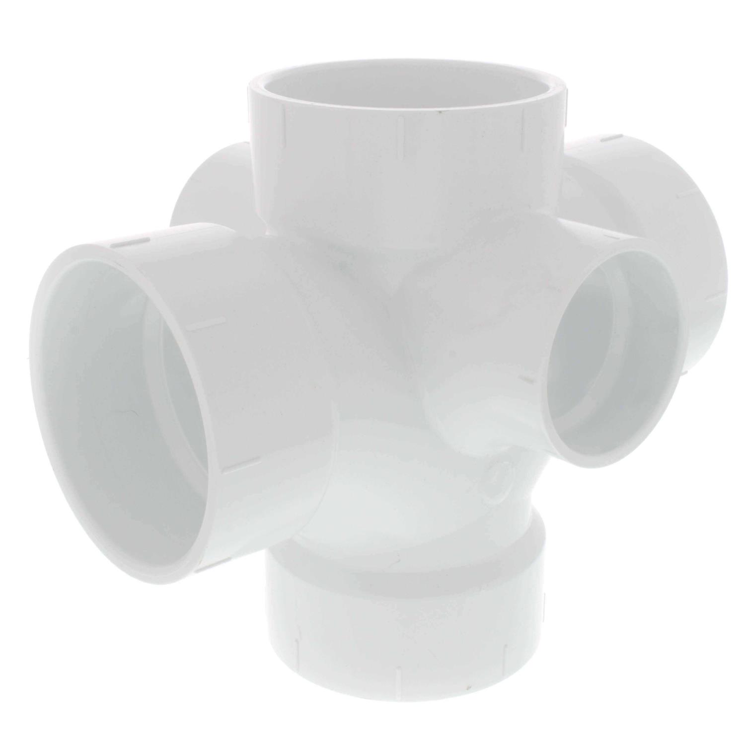 Spears P404 2 PVC DWV Sanitary Street Tee - MT - Mrs Treak