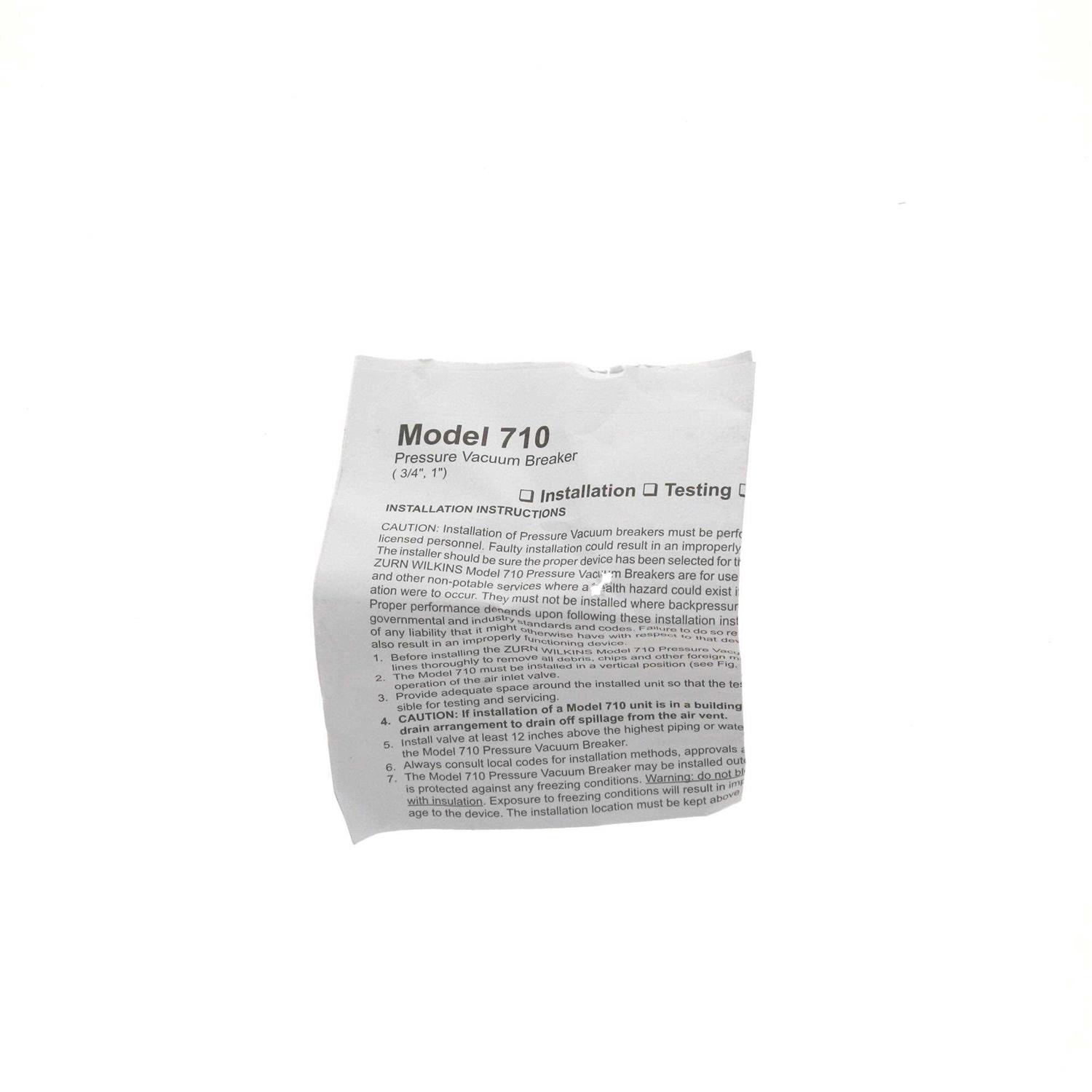 Zurn Wilkins 3/4 350 Double Check Backflow Preventer 34-350 - MT - Mrs Treak