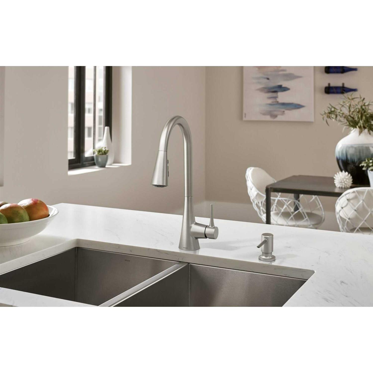 Moen S73004 Weymouth One-Handle Pulldown Kitchen Faucet - MT - Mrs Treak