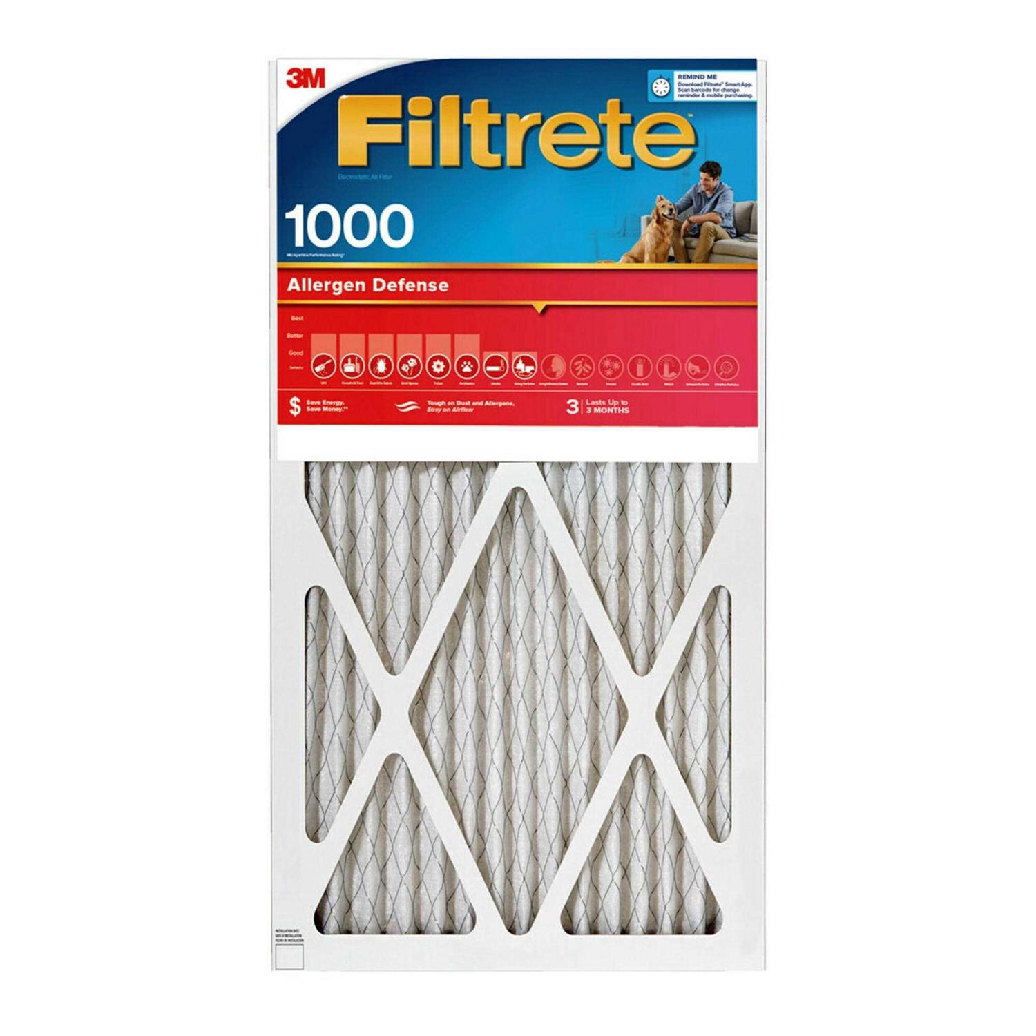 Filtrete 16×25 x 1 in. Flat Panel Air Filter - MT - Mrs Treak