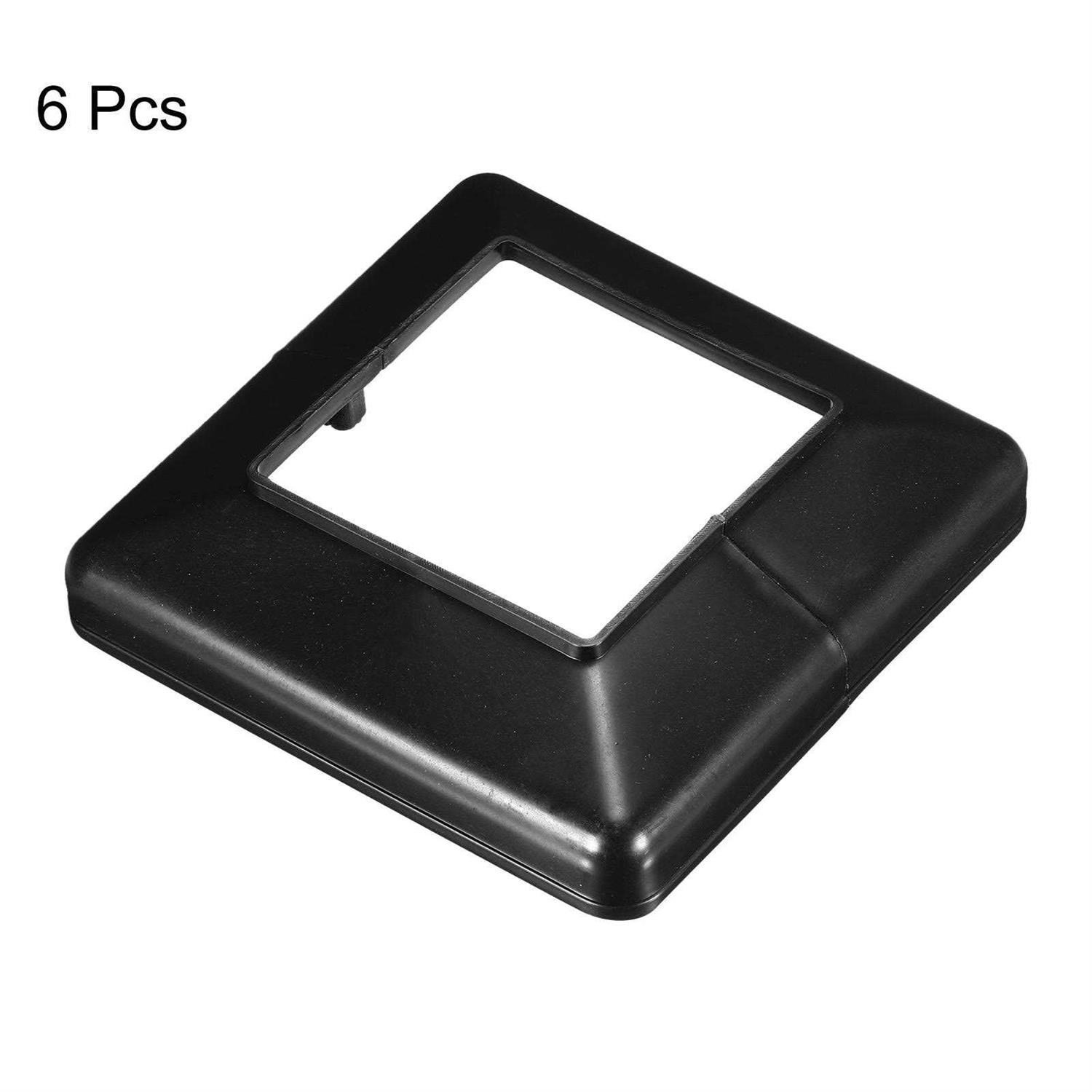 Unique Bargains Deck Post Base Cover 6Pcs Split Style Post Bracket Post Base - MT - Mrs Treak