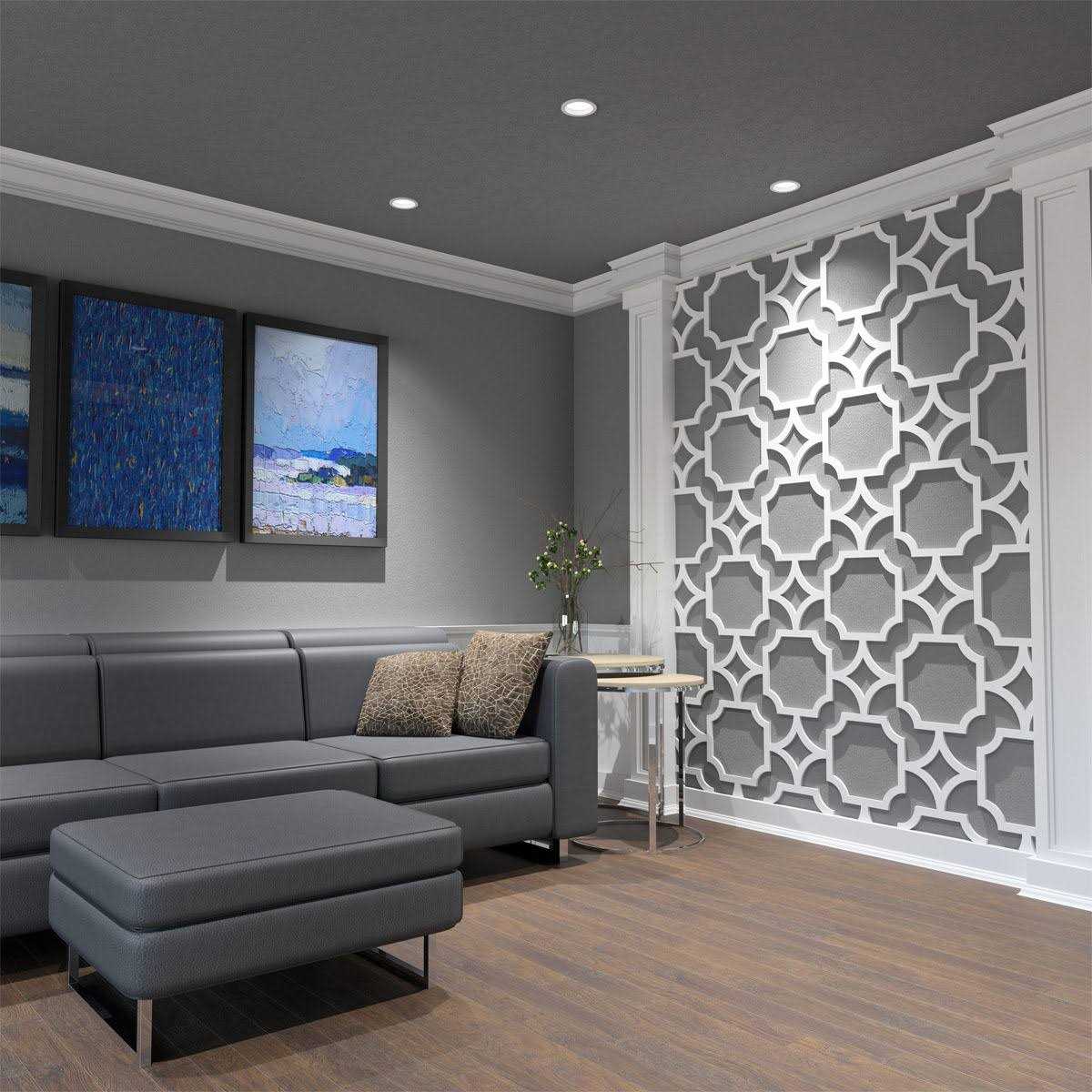 Ekena Millwork Anderson Decorative Fretwork Wall Panels in Architectural Grade PVC WALP - MT - Mrs Treak
