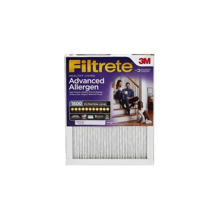 Filtrete Healthy Living Advanced Allergen Reduction HVAC Furnace Air Filter - MT - Mrs Treak