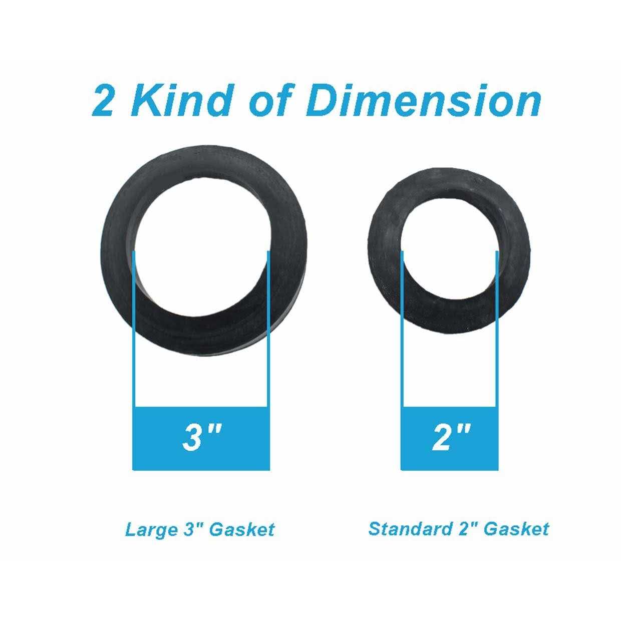 Universal Toilet Seat Hinge Bolts, Waterproof Stainless And Rubber - MT - Mrs Treak