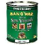 McCloskey Man O War Marine Spar Varnish - MT - Mrs Treak