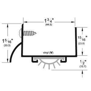 Pemko 36 Automatic Door Bottom Aluminum - MT - Mrs Treak
