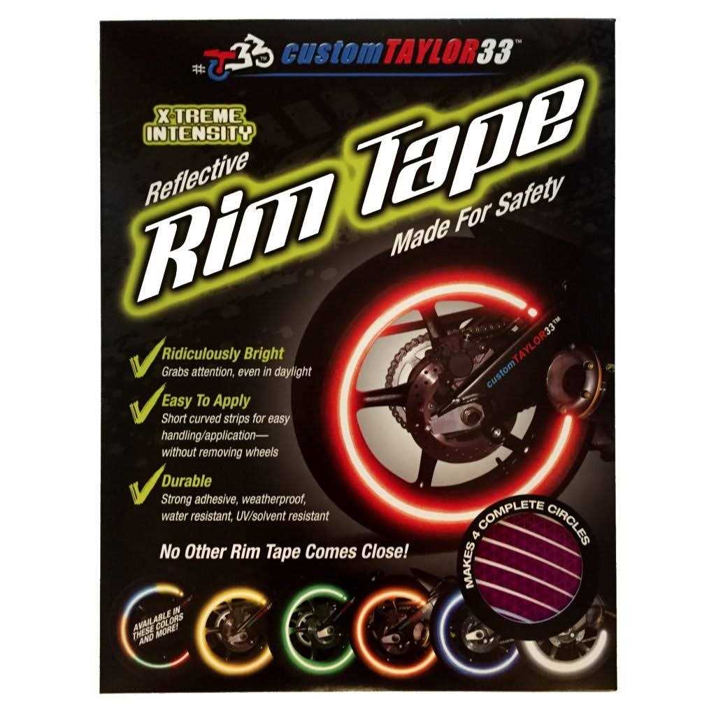 Customtaylor33 High Intensity Grade Reflective Copyrighted Safety Rim Tapes - MT - Mrs Treak