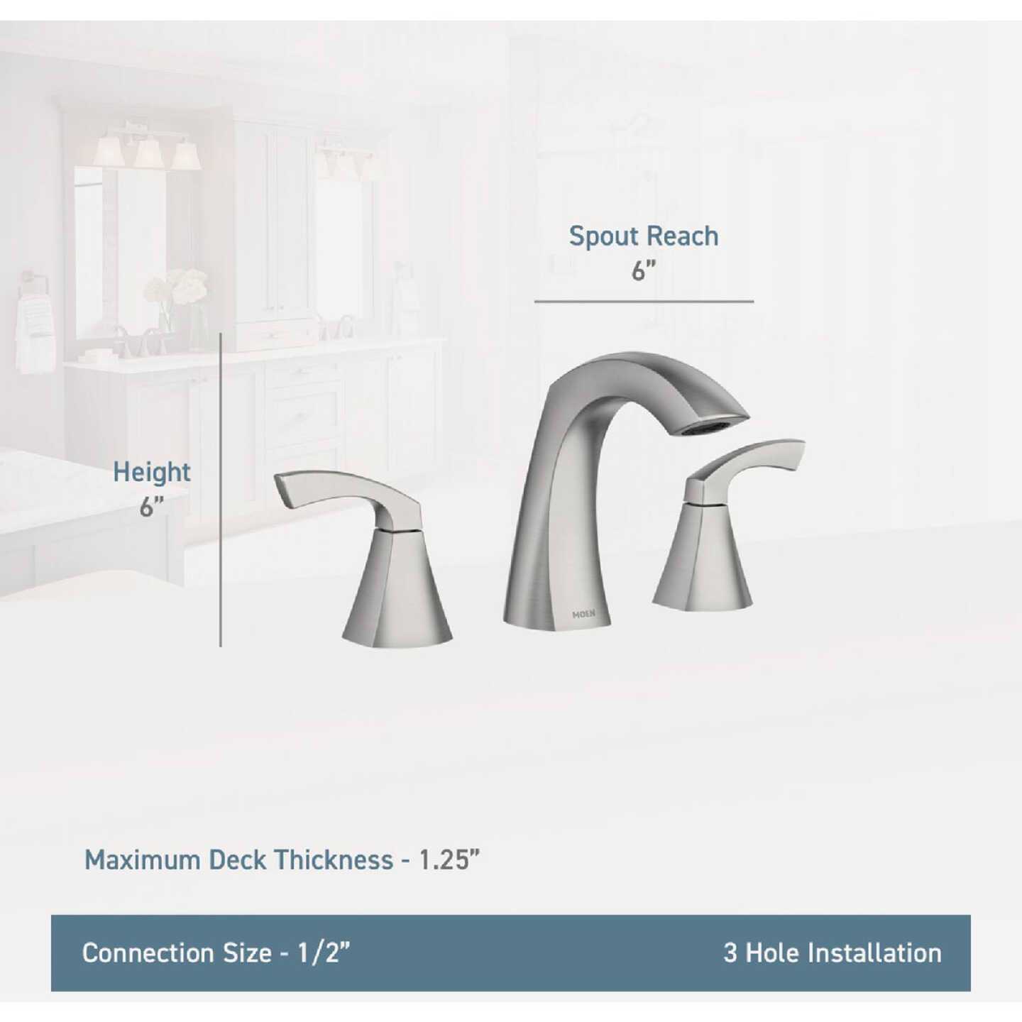 Moen Lindor Bathroom Faucet - MT - Mrs Treak