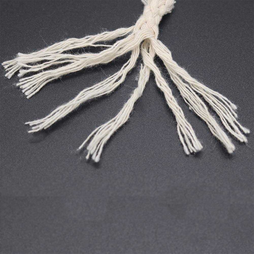 Tenn Well Macrame Cord 5mm 165 Feet Cotton Braided Macrame Rope for Plant Hangers Wall Hangings DIY Crafts - MT - Mrs Treak