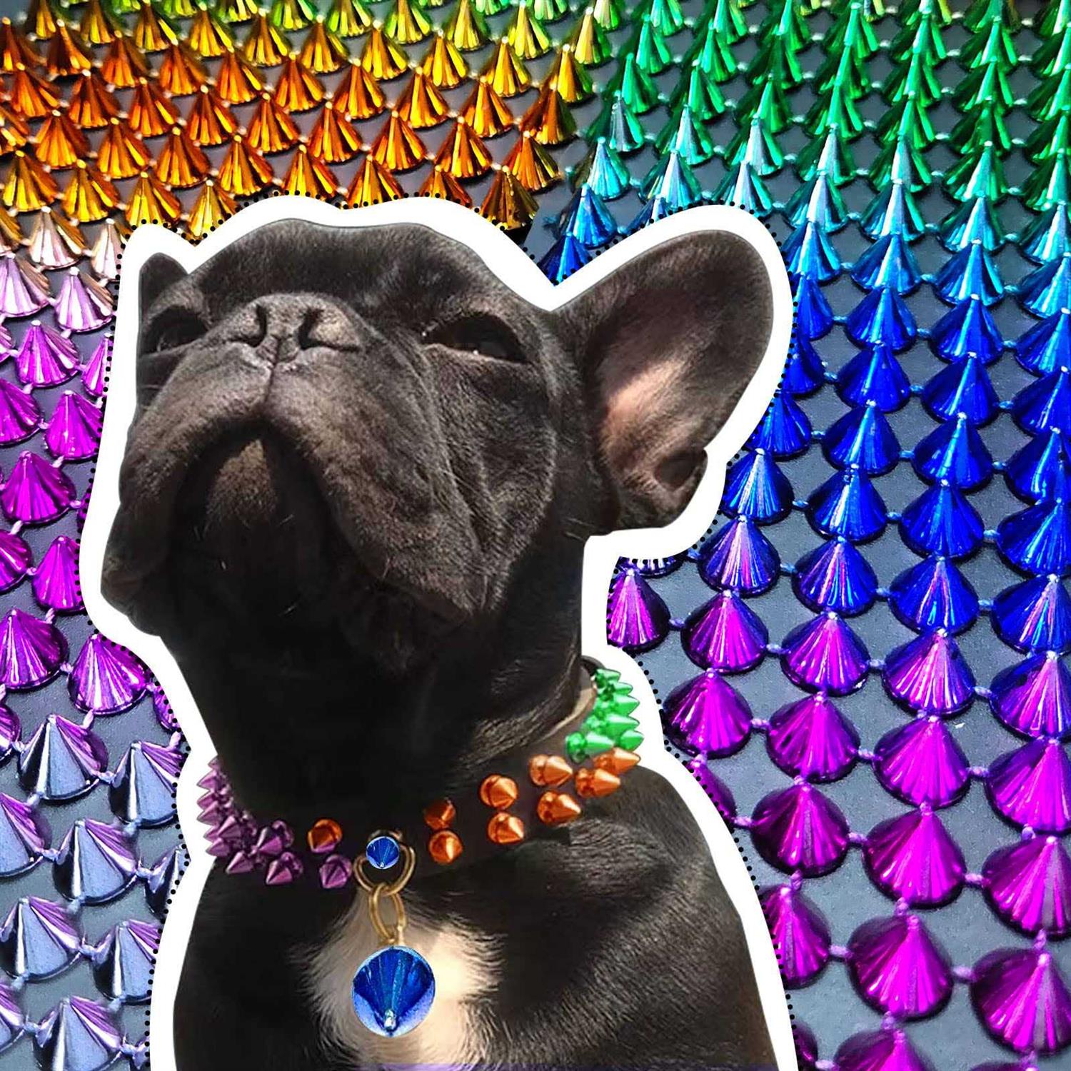 Yhsheen 1 Yard Sew Stitch On Spike Stud Rivet Flat-Back Punk Rock Trim Ribbon mesh Bead Craft - MT - Mrs Treak