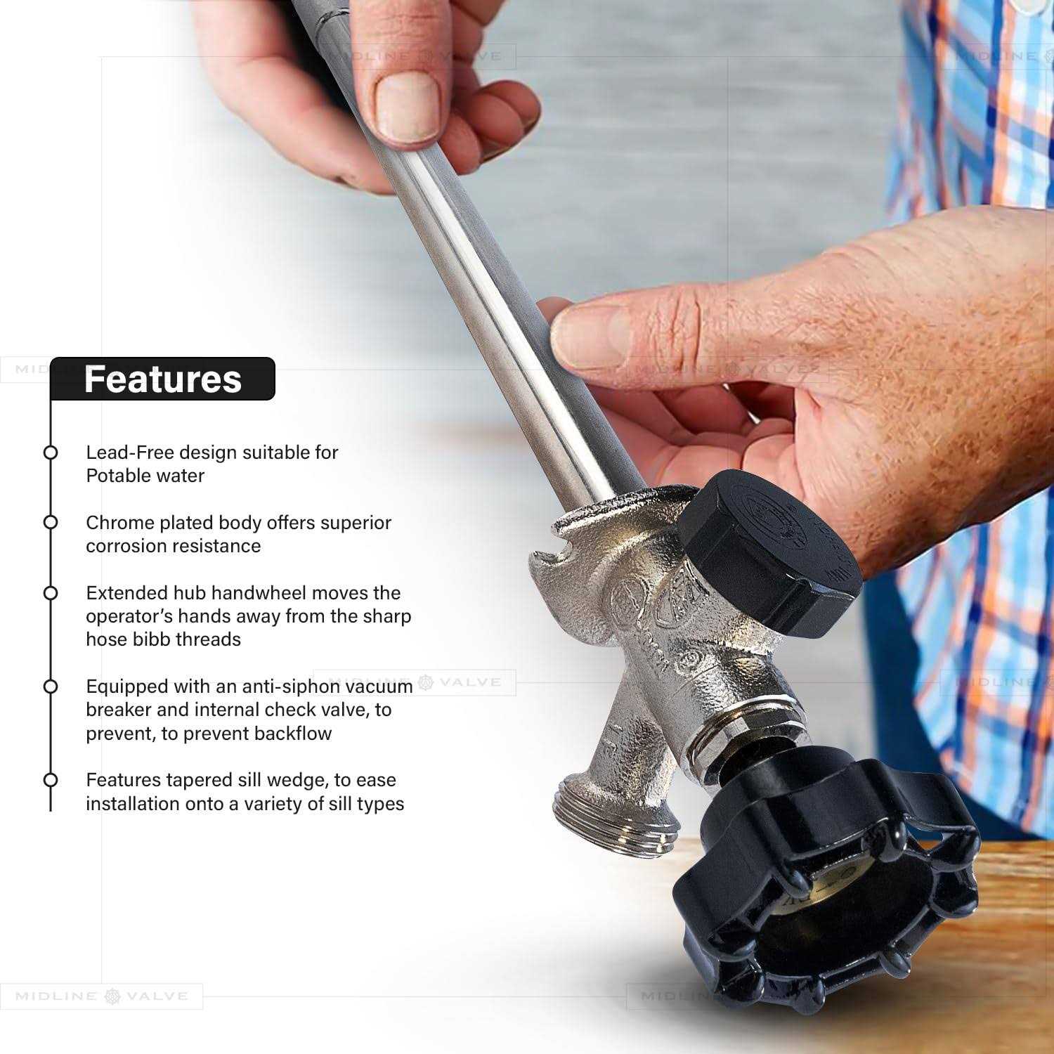 Midline Valve EVGG0034-OM Dielectric Union Pipe Fitting 3/4 in. FIP Reduces Electrolysis - MT - Mrs Treak