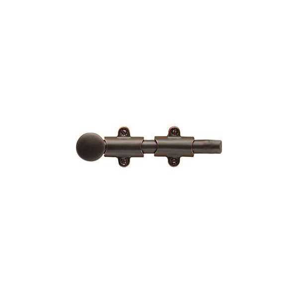 Emtek 8512US 12 Solid Brass Surface Bolt with Strikes and Screws - MT - Mrs Treak