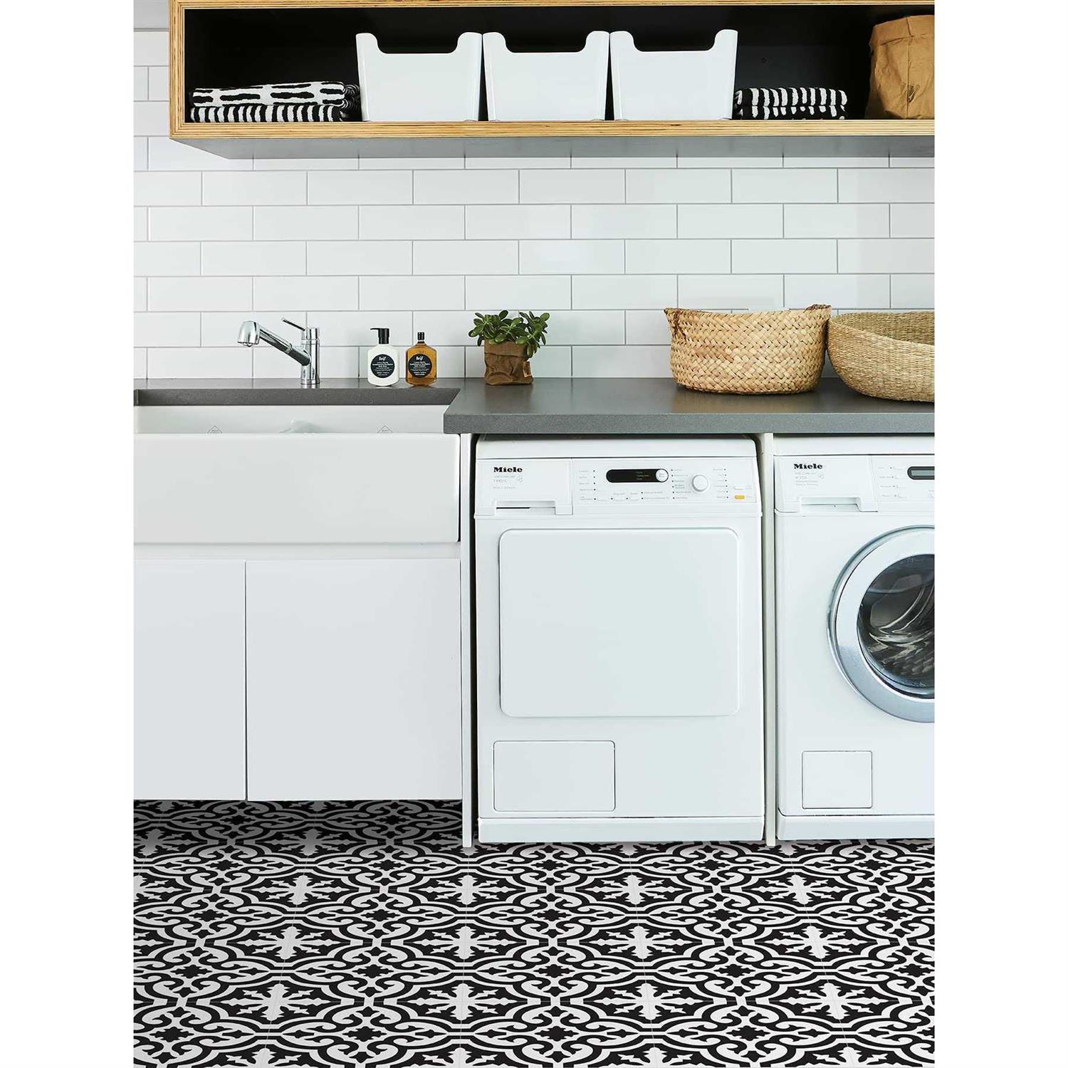 FloorPops Parla Peel & Stick Floor Tiles - MT - Mrs Treak