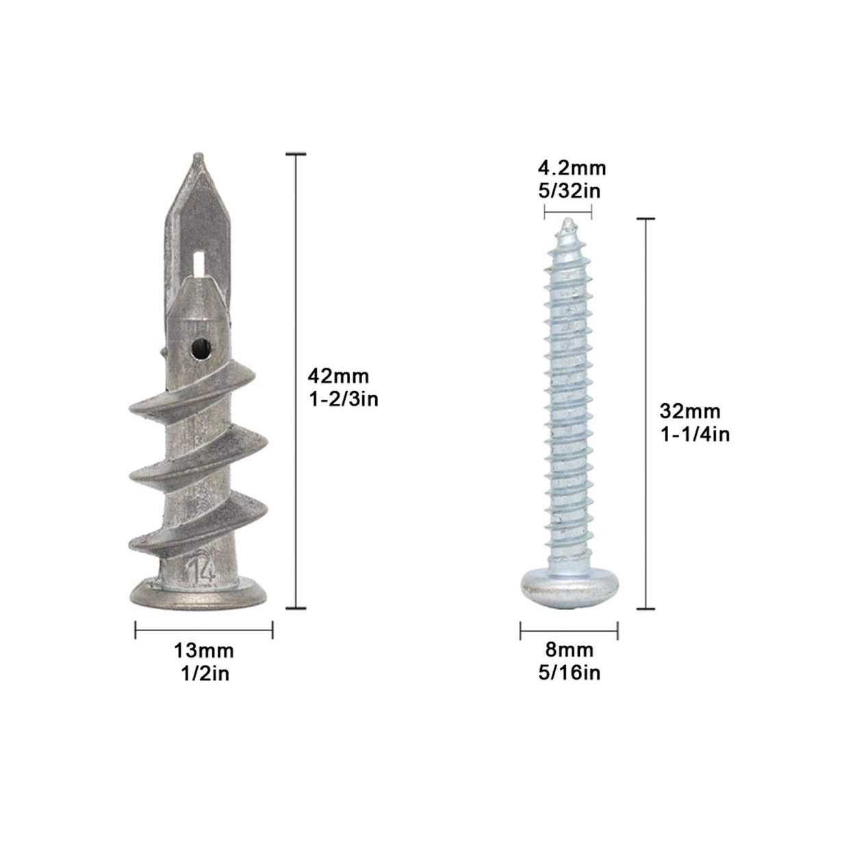 Zinc Plated Screw Eye - Mrs Treak