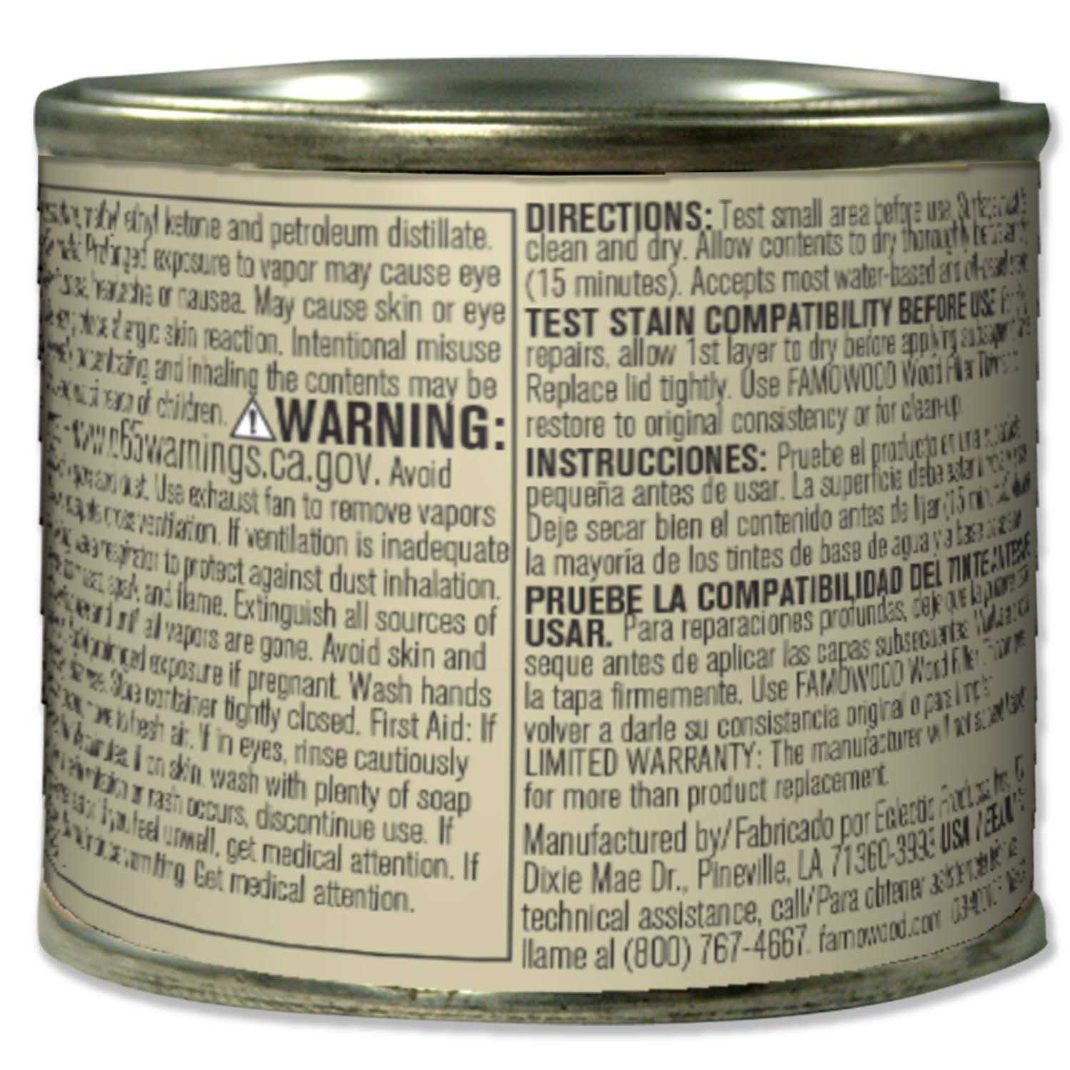 Famowood 40002126 Wood Filler - MT - Mrs Treak