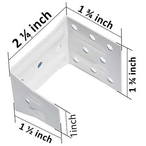 Cutelec 2pcs Box Mounting Bracket for Low Profile Blinds 2inch - MT - Mrs Treak