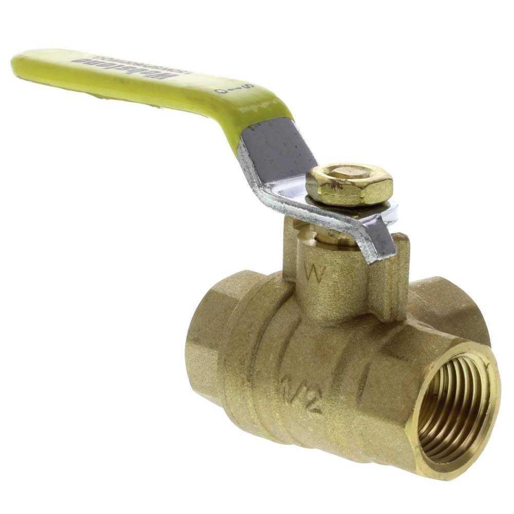 Webstone Threaded 3-Way Full Port Brass Ball Valve w/ L-Port - MT - Mrs Treak
