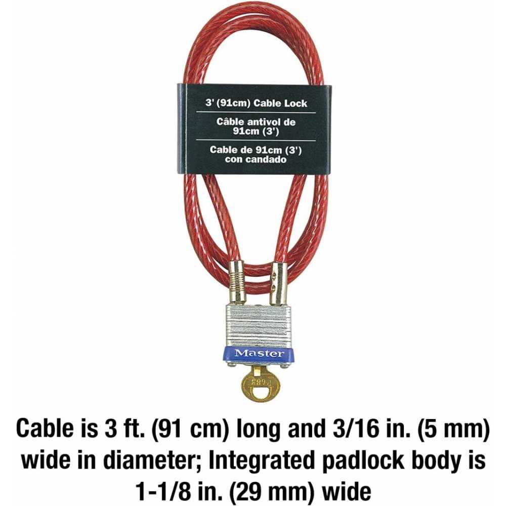 Master Lock Cable - MT - Mrs Treak